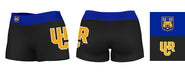 UC Riverside The Highlanders UCR Logo on Thigh & Waistband Black & Blue Women Yoga Booty Workout Shorts 3.75 Inseam" - Vive La Fête - Online Apparel Store