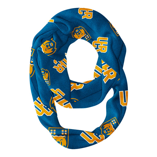 Riverside Highlanders UCR Vive La Fete Repeat Logo Game Day Collegiate Women Light Weight Ultra Soft Infinity Scarf