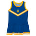 Riverside Highlanders UCR Vive La Fete Game Day Blue Sleeveless Cheerleader Dress