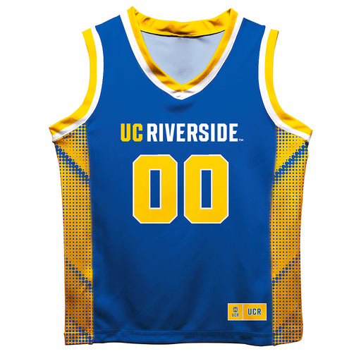 Riverside Highlanders UCR Vive La Fete Game Day Blue Boys Fashion Basketball Top