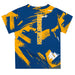 Riverside Highlanders UCR Vive La Fete Boys Game Day Blue Short Sleeve Tee Paint Brush - Vive La Fête - Online Apparel Store