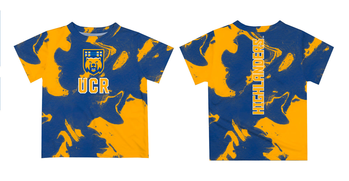 Riverside Highlanders UCR Vive La Fete Marble Boys Game Day Blue Short Sleeve Tee - Vive La Fête - Online Apparel Store