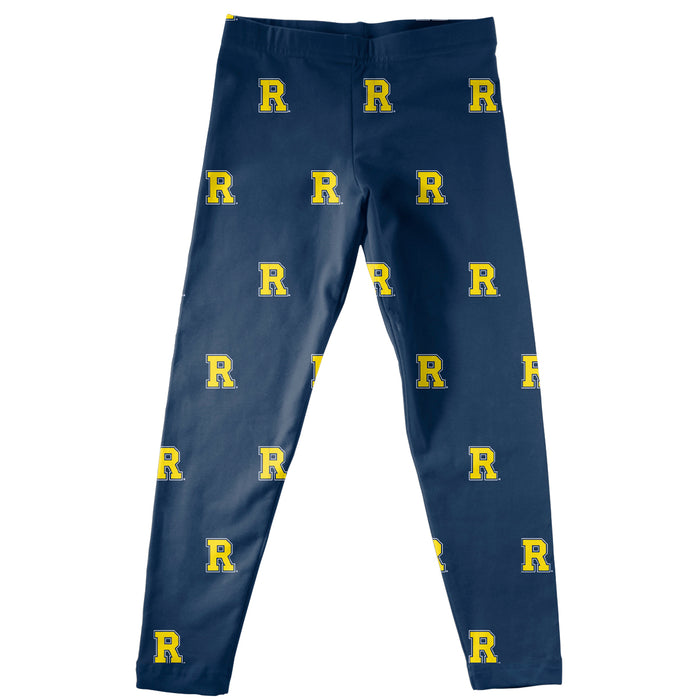 Rochester Yellowjackets Leggings Blue All Over Logo - Vive La Fête - Online Apparel Store