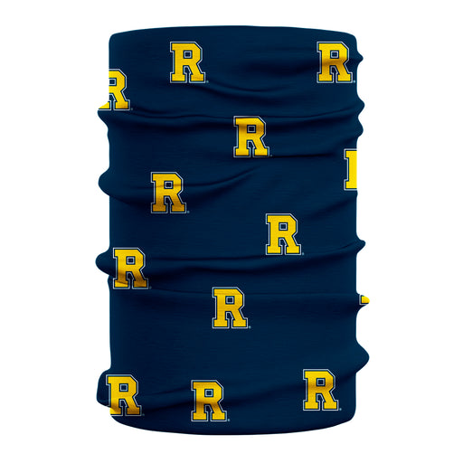 Rochester Yellowjackets Neck Gaiter Navy All Over Logo R - Vive La Fête - Online Apparel Store
