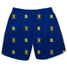 University Of Rochester Yellowjackets Short Blue All Over Logo - Vive La Fête - Online Apparel Store