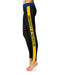 Rochester Yellowjackets Gold Stripe Black Leggings - Vive La Fête - Online Apparel Store