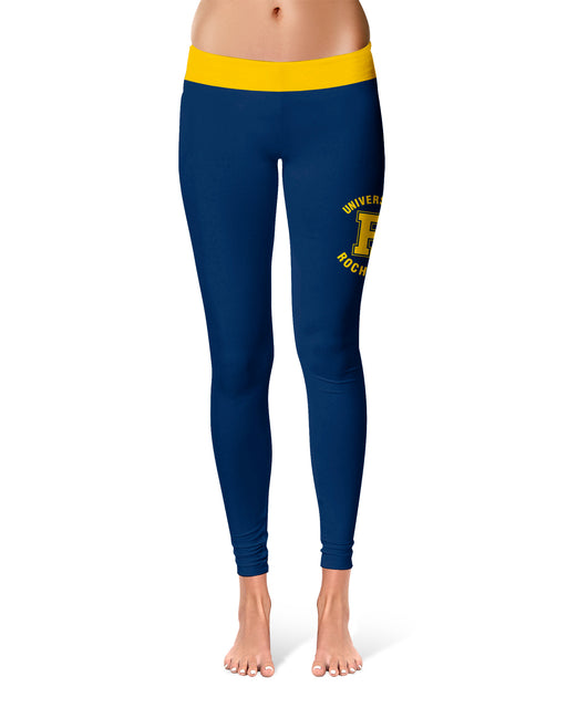 Rochester Yellowjackets Gold Waist Blue Leggings - Vive La Fête - Online Apparel Store