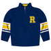 Rochester Yellowjackets Vive La Fete Game Day Blue Quarter Zip Pullover Stripes on Sleeves - Vive La Fête - Online Apparel Store