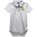 Rochester Yellowjackets Embroidered White Solid Knit Boys Polo Bodysuit