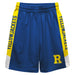 Rochester Yellowjackets Vive La Fete Game Day Blue Stripes Boys Solid Yellow Athletic Mesh Short
