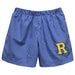 Rochester Yellowjackets Embroidered Royal Gingham Pull On Short