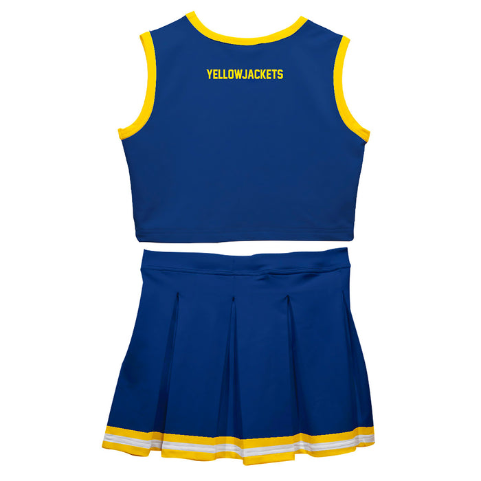Rochester Yellowjackets Vive La Fete Game Day Blue Sleeveless Cheerleader Set - Vive La Fête - Online Apparel Store