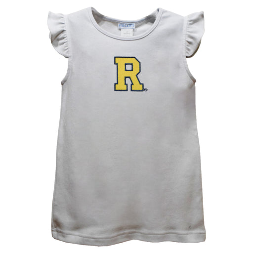 Rochester Yellowjackets Embroidered White Knit Angel Sleeve
