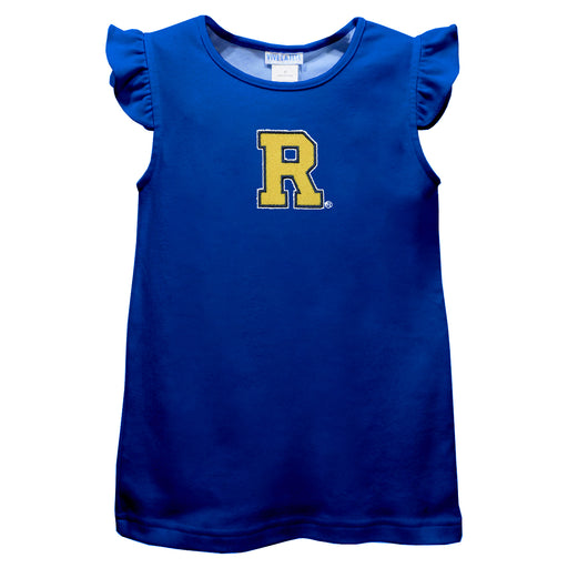 Rochester Yellowjackets Embroidered Royal Knit Angel Sleeve