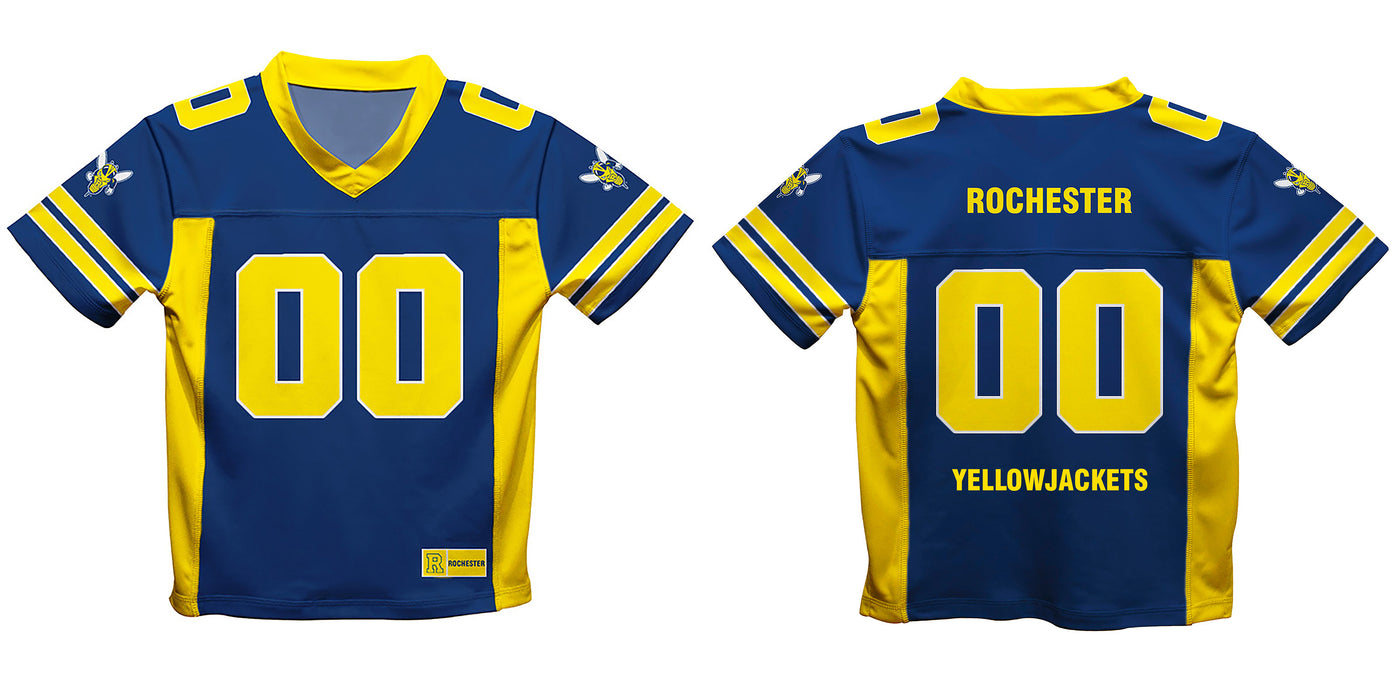 Rochester Yellowjackets Vive La Fete Game Day Blue Boys Fashion Football T-Shirt - Vive La Fête - Online Apparel Store