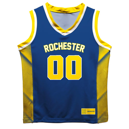 Rochester Yellowjackets Vive La Fete Game Day Blue Boys Fashion Basketball Top