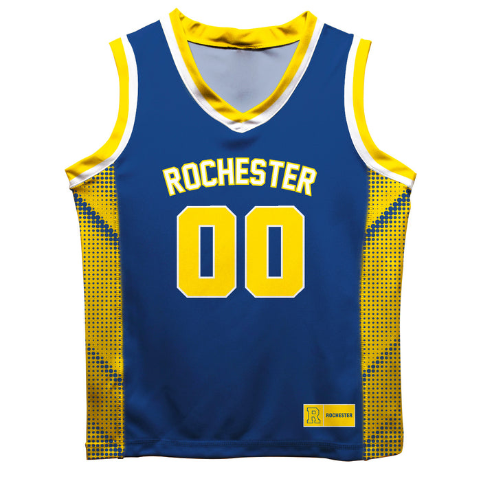 Rochester Yellowjackets Vive La Fete Game Day Blue Boys Fashion Basketball Top