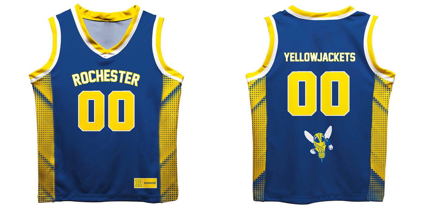 Rochester Yellowjackets Vive La Fete Game Day Blue Boys Fashion Basketball Top - Vive La Fête - Online Apparel Store