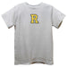 Rochester Yellowjackets Embroidered White Knit Short Sleeve Boys Tee Shirt