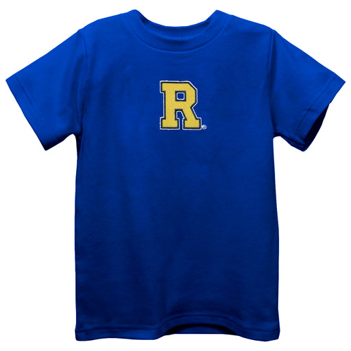 Rochester Yellowjackets Embroidered Royal knit Short Sleeve Boys Tee Shirt