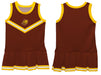 Rowan Profs Vive La Fete Game Day Brown Sleeveless Youth Cheerleader Dress - Vive La Fête - Online Apparel Store