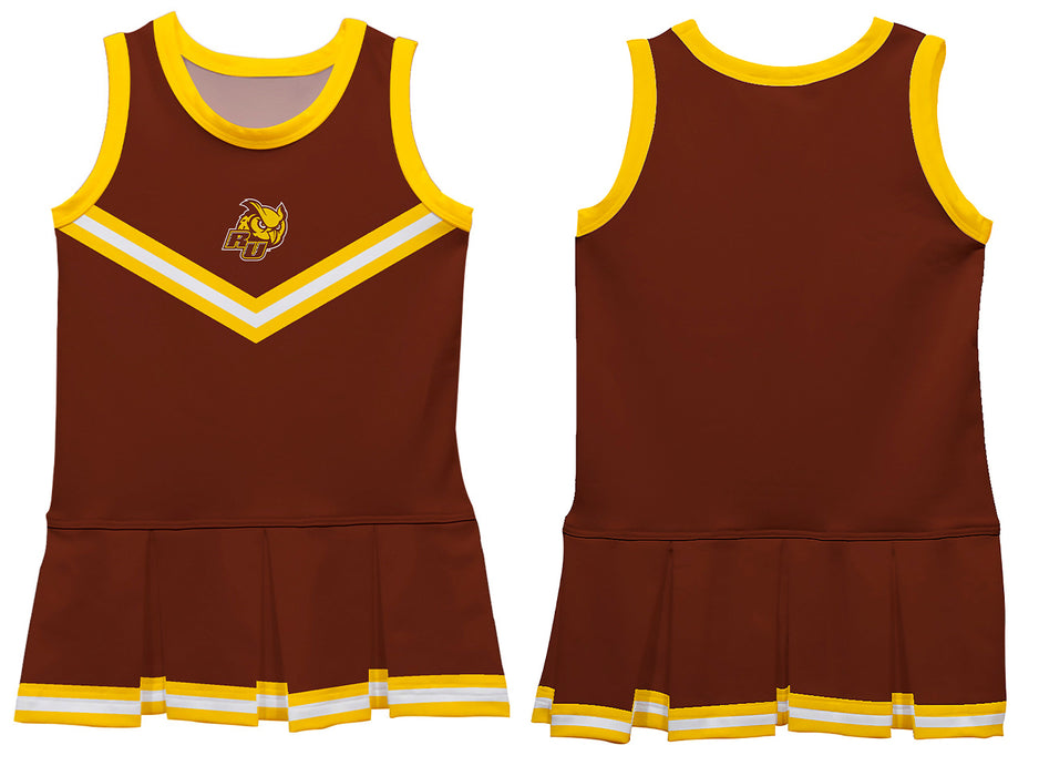 Rowan Profs Vive La Fete Game Day Brown Sleeveless Youth Cheerleader Dress - Vive La Fête - Online Apparel Store