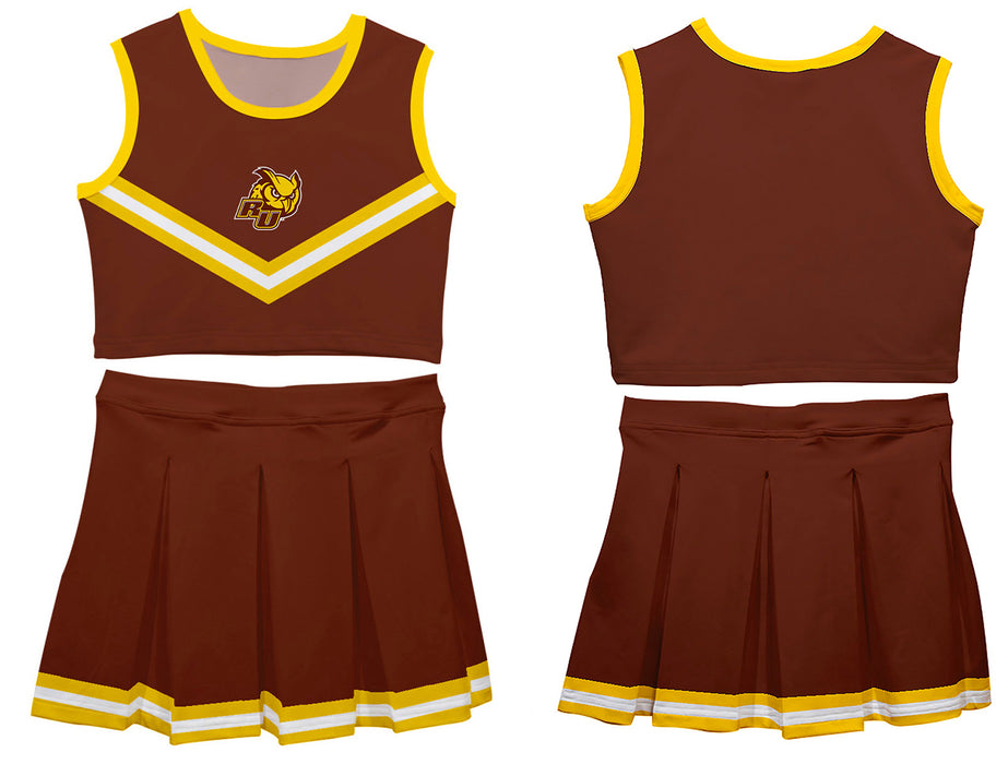 Rowan Profs Vive La Fete Game Day Brown Sleeveless Cheerleader Set - Vive La Fête - Online Apparel Store