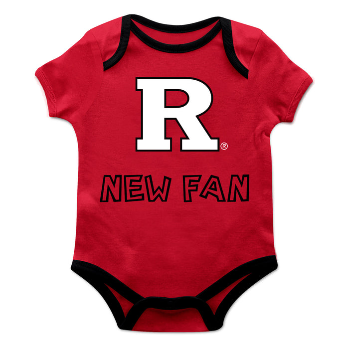 Texas State Technical College Vive La Fete Infant Game Day Red Short Sleeve Onesie New Fan Logo and Mascot Bodysuit