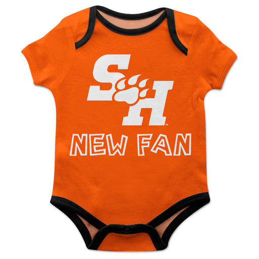 Sam Houston Bearcats Vive La Fete Infant Game Day Orange Short Sleeve Onesie New Fan Logo Bodysuit - Vive La Fête - Online Apparel Store