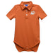 Sam Houston Bearkats Embroidered Orange Solid Knit Polo Onesie