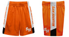 Sam Houston Bearkats Vive La Fete Game Day Orange Stripes Boys Solid White Athletic Mesh Short - Vive La Fête - Online Apparel Store