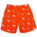 Sam Houston Bearkats Vive La Fete Boys Game Day All Over Logo Elastic Waist Classic Play Orange Pull On Short