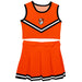 Sam Houston Bearkats Vive La Fete Game Day Orange Sleeveless Cheerleader Set