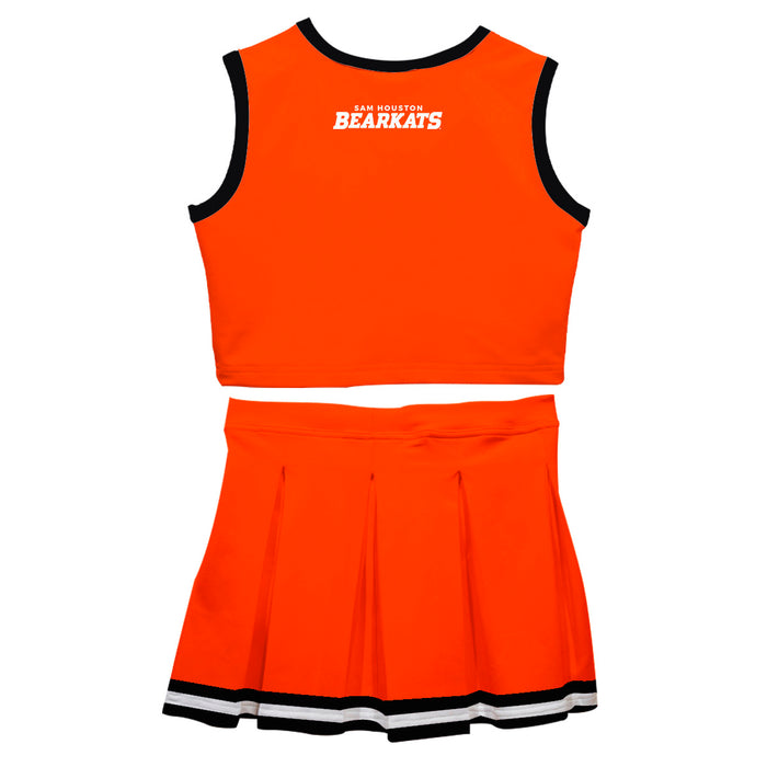 Sam Houston Bearkats Vive La Fete Game Day Orange Sleeveless Cheerleader Set - Vive La Fête - Online Apparel Store