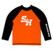 Sam Houston Bearcats Vive La Fete Orange and Black Long Sleeve Raglan Rashguard 