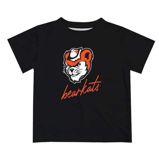 Sam Houston Bearkats Vive La Fete Script V1 Black Short Sleeve Tee Shirt