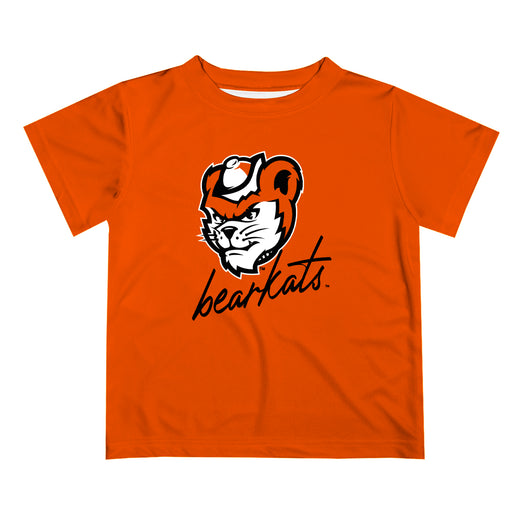 Sam Houston Bearkats Vive La Fete Script V1 Orange Short Sleeve Tee Shirt