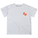 Sam Houston Bearkats Hand Sketched Vive La Fete Impressions Artwork Boys White Short Sleeve Tee Shirt