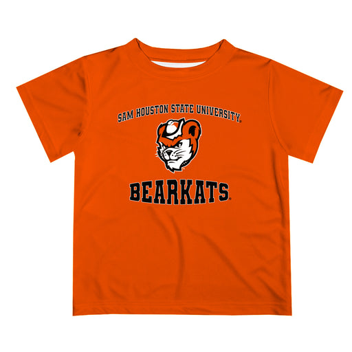 Sam Houston Bearkats Vive La Fete Boys Game Day V3 Orange Short Sleeve Tee Shirt