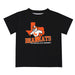 Sam Houston Bearkats Vive La Fete State Map Black Short Sleeve Tee Shirt