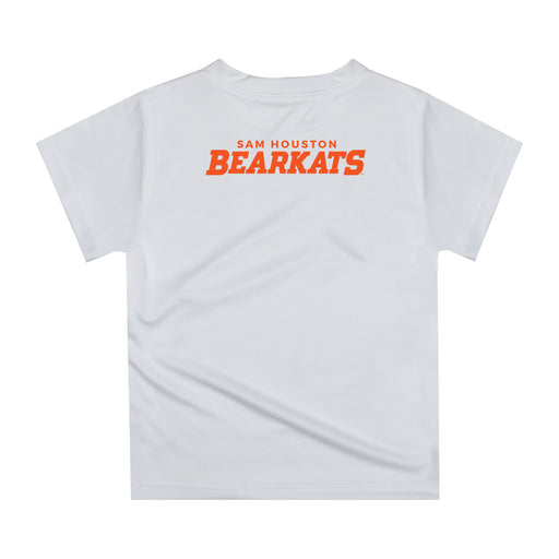 Sam Houston Bearkats Original Dripping Football Helmet Orange T-Shirt by Vive La Fete - Vive La Fête - Online Apparel Store