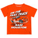 Sam Houston Bearkats Vive La Fete Fast Track Boys Game Day Orange Short Sleeve Tee