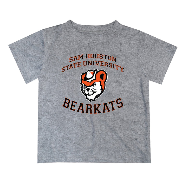 Sam Houston Bearkats La Fete Boys Game Day V1 Heather Gray Short Sleeve Tee Shirt