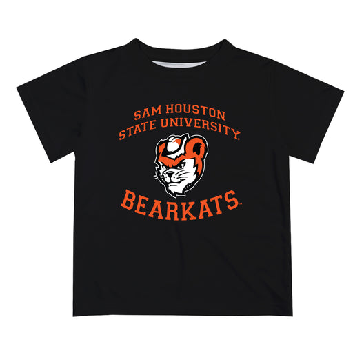 Sam Houston Bearkats La Fete Boys Game Day V1 Black Short Sleeve Tee Shirt