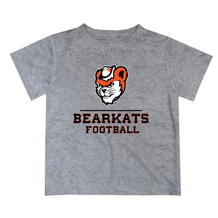 Sam Houston Bearkats Vive La Fete Football V1 Heather Gray Short Sleeve Tee Shirt