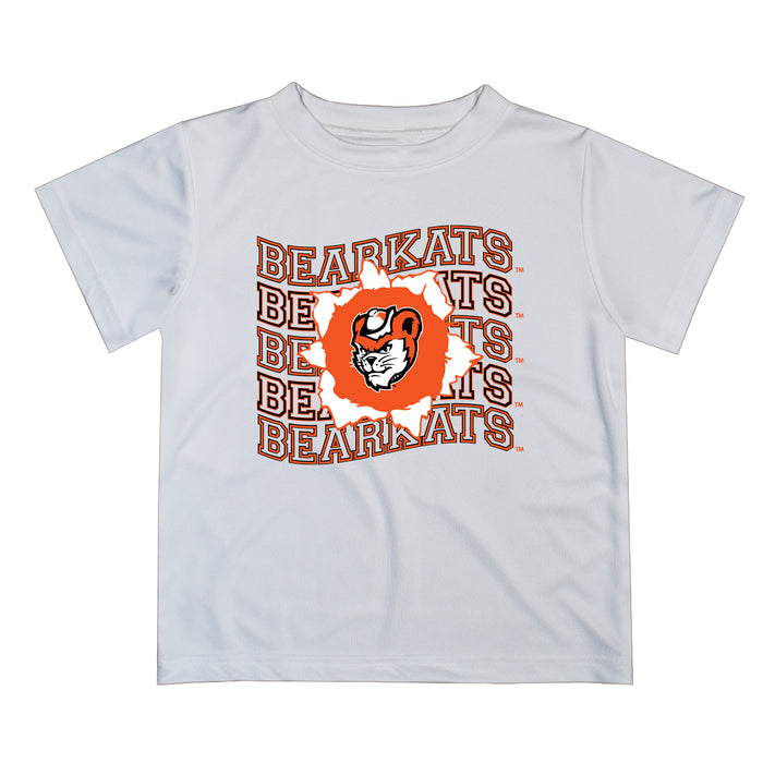 Sam Houston Bearkats Vive La Fete  White Art V1 Short Sleeve Tee Shirt