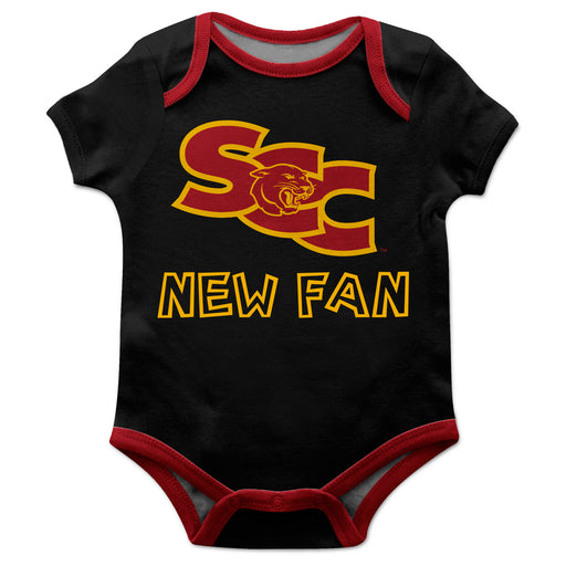 Sacramento City College Panthers Vive La Fete Infant Game Day Black Short Sleeve Onesie New Fan Mascot Bodysuit - Vive La Fête - Online Apparel Store