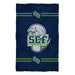 SCF Manatees Vive La Fete Game Day Absorvent Premium Navy Beach Bath Towel 51 x 32" Logo and Stripes" - Vive La Fête - Online Apparel Store
