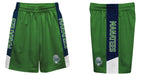 State College of Florida Manatees Vive La Fete Game Day Green Stripes Boys Solid Blue Athletic Mesh Short - Vive La Fête - Online Apparel Store