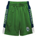 State College of Florida Manatees Vive La Fete Game Day Green Stripes Boys Solid Blue Athletic Mesh Short